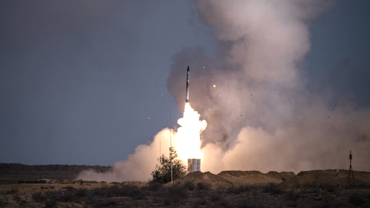 Запуск ракеты С-400