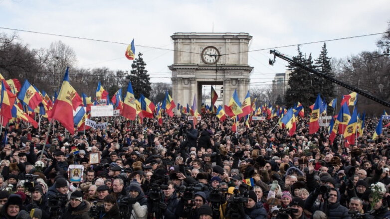 Молдавия протесты митинг