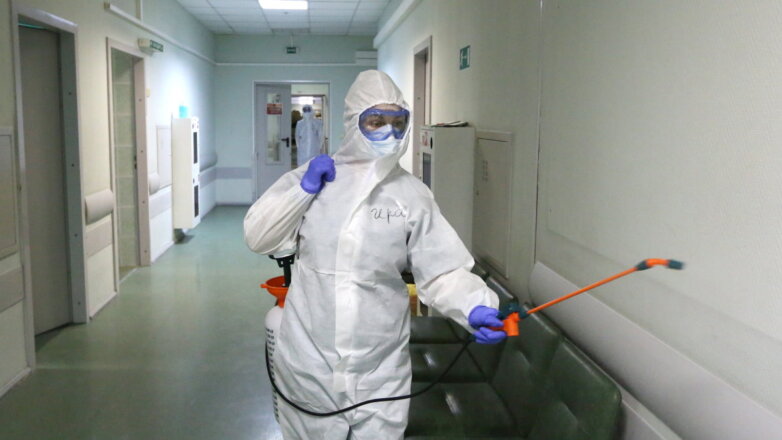 Россия коронавирус больница дезинфекция обработка