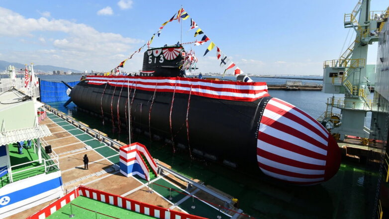 Япония спустила на воду первую подлодку нового типа