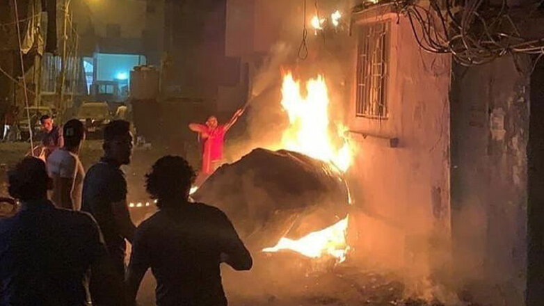 В Бейруте вновь прогремел взрыв и вспыхнул пожар