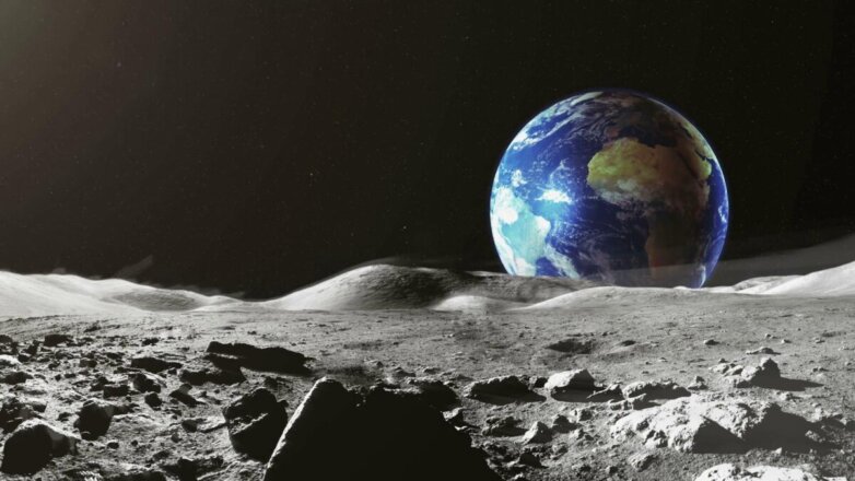 416513 вид Земли с Луны