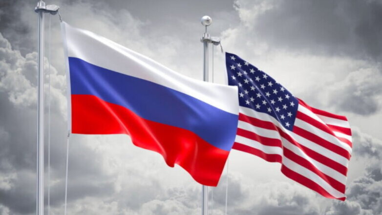 США Россия флаги