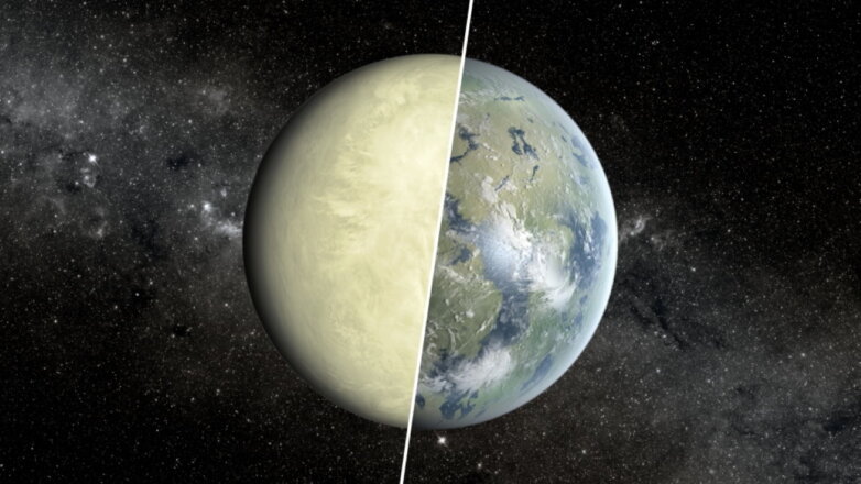 Планета Венера - Земля ранняя токсичная и современная
