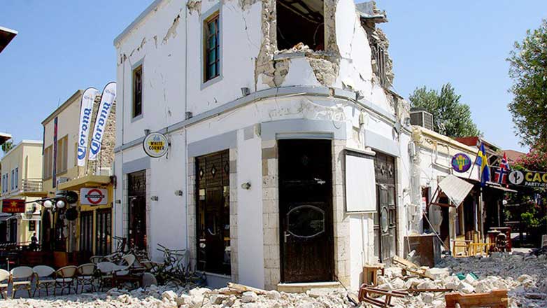 В Греции после землетрясения остров поднялся более чем на 20 сантиметров