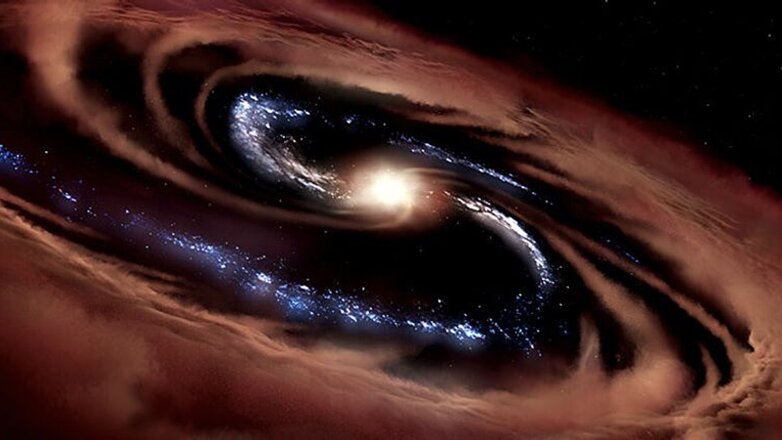 Ученые обнаружили галактику, которая оказалась сильнее черных дыр