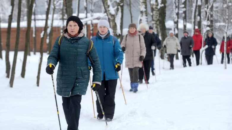 Быстрая ходьба долголетие спорт зима