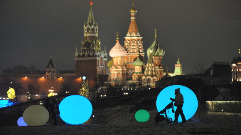 Погода Москва зима Новый год ночь