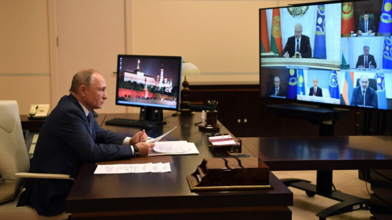 Владимир Путин Сессия Совета коллективной безопасности ОДКБ