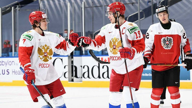Сборная России по хоккею разгромила Австрию со счетом 7:1 на МЧМ-2021