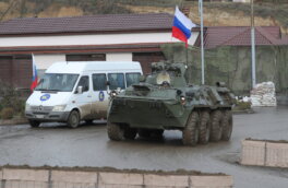 СМИ: опубликовано видео удара по складу российских миротворцев в Карабахе