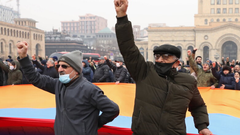 Ереван Армения протесты митинг оппозиция один