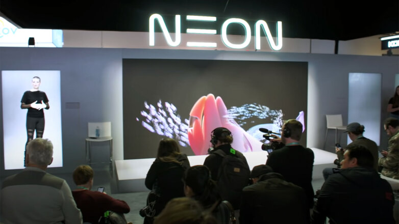 Фотографии с виртуальным помощником Neon от Samsung появились в сети