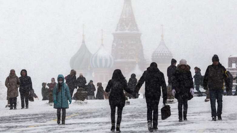 Москва зима