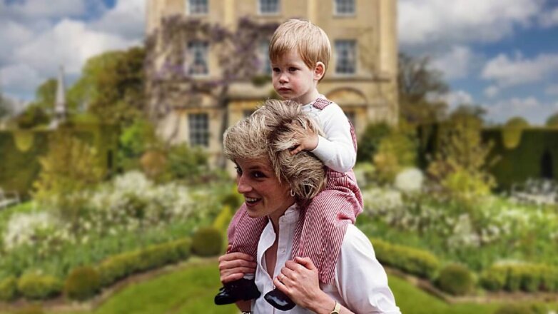 Фотография принца Гарри и леди Дианы вызвала ярость у принца Уильяма