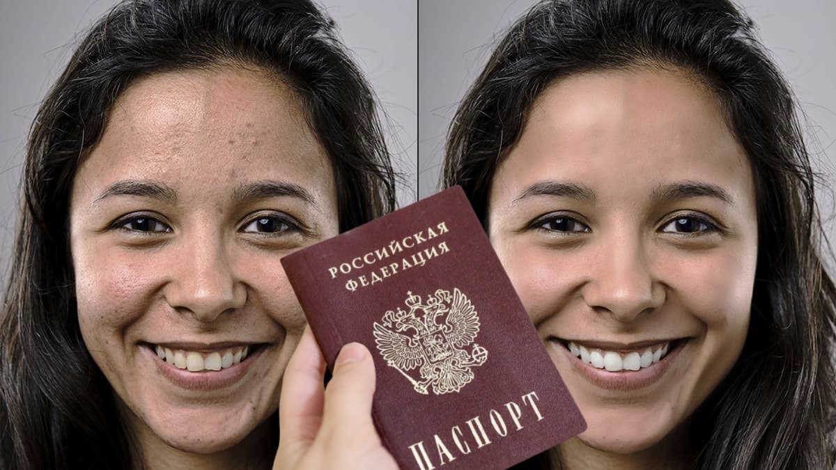 Запрет на ретушь фото на паспорт