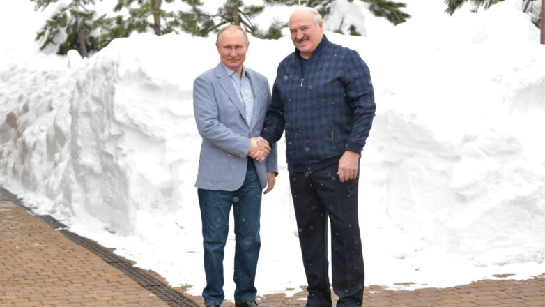 Владимир Путин и Александр Лукашенко в Сочи