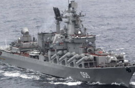 В Норвегии сообщили о приближении российского крейсера к границам страны