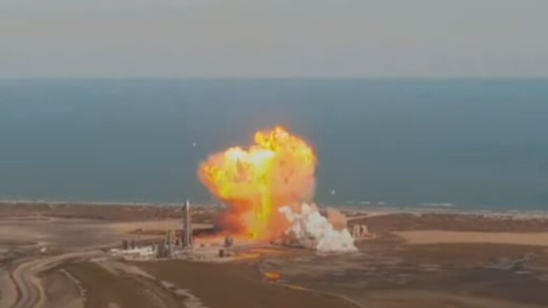 Прототип ракеты SpaceX взорвался на испытаниях: видео