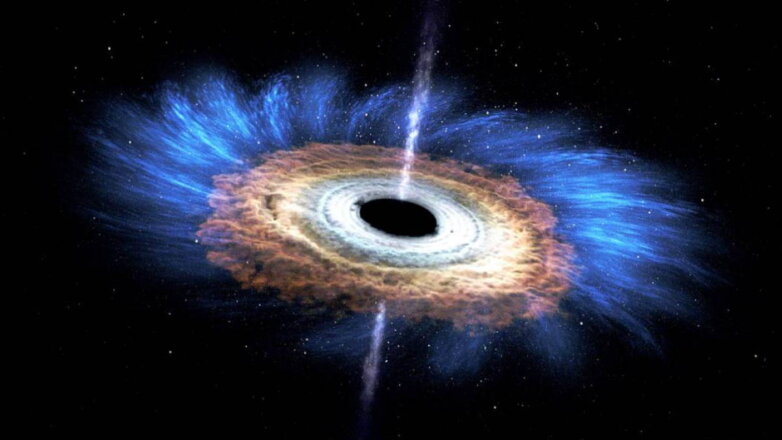 Новое исследование уточнило, как черная дыра "пожирает" материю