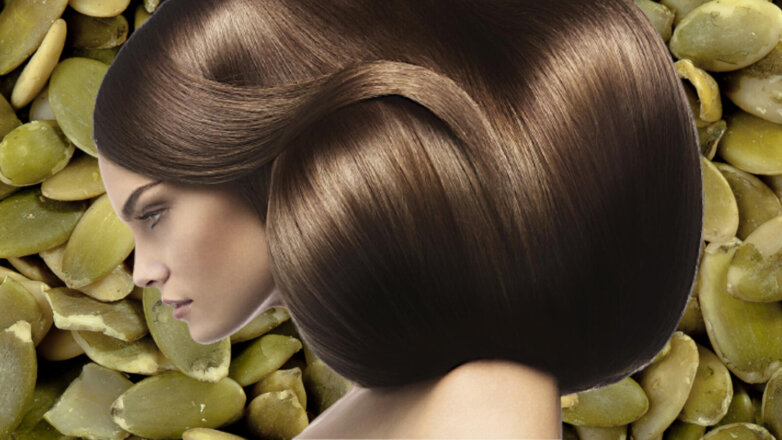Увеличить густоту волос на 40% поможет масло семян тыквы