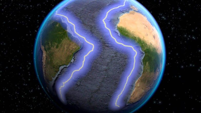 Движение тектонических плит Земли за миллиард лет показали на видео