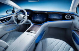 Merсedes-Benz показал салон электрического аналога S-Класса с 56-дюймовым экраном