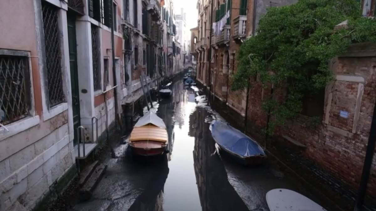 венеция обмелела
