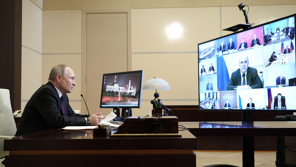 Владимир Путин совещание по видеосвязи