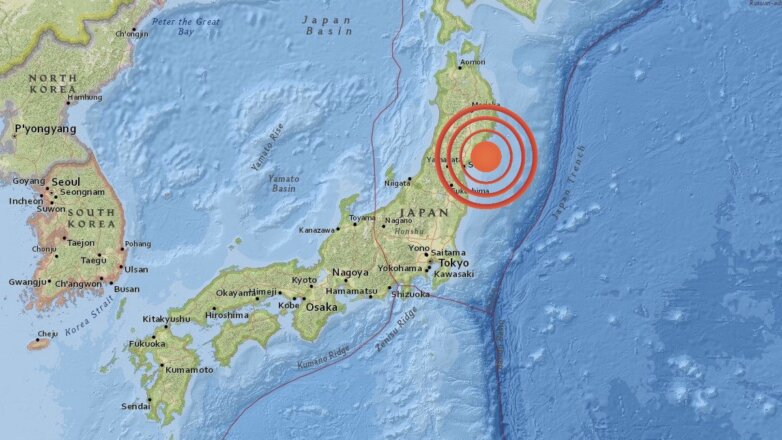 В Японии после землетрясения магнитудой 7,2 объявили угрозу цунами