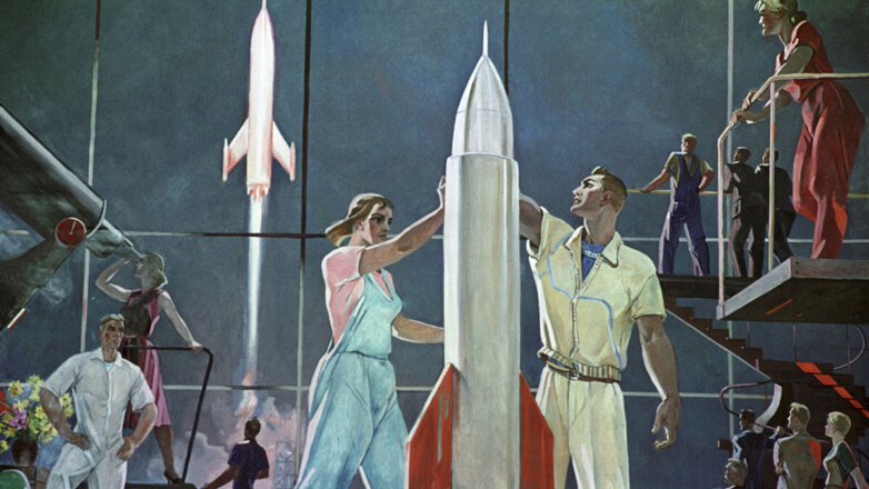 Большевики во Вселенной: космическое путешествие советского искусства