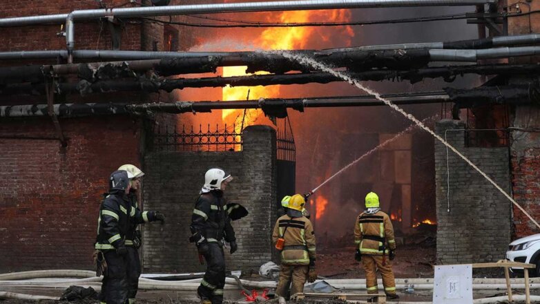 Причиной пожара на "Невской мануфактуре" мог стать умышленный поджог