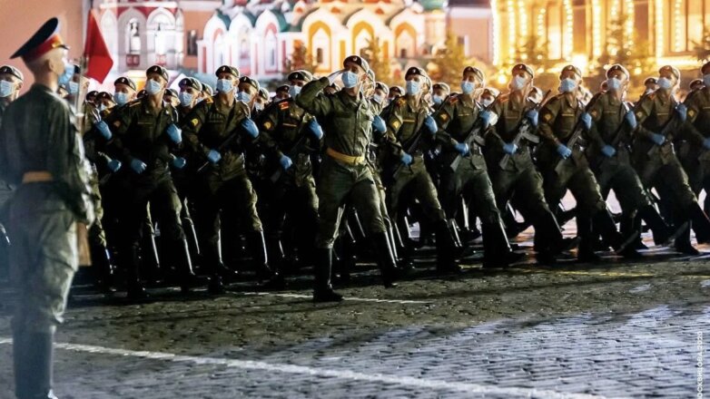 В Москве пройдет первая ночная репетиция парада Победы