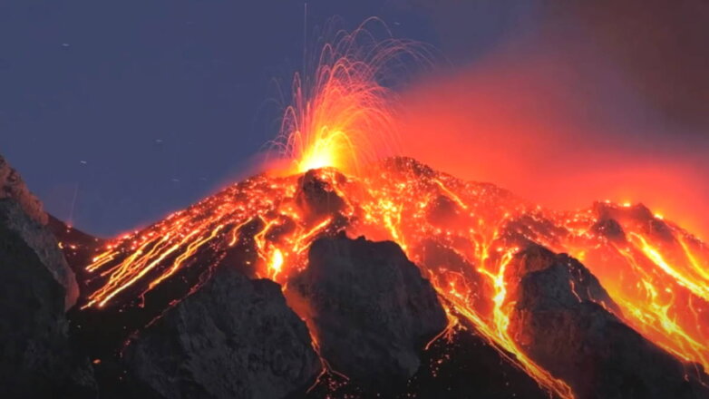 Началось извержение вулкана в Конго