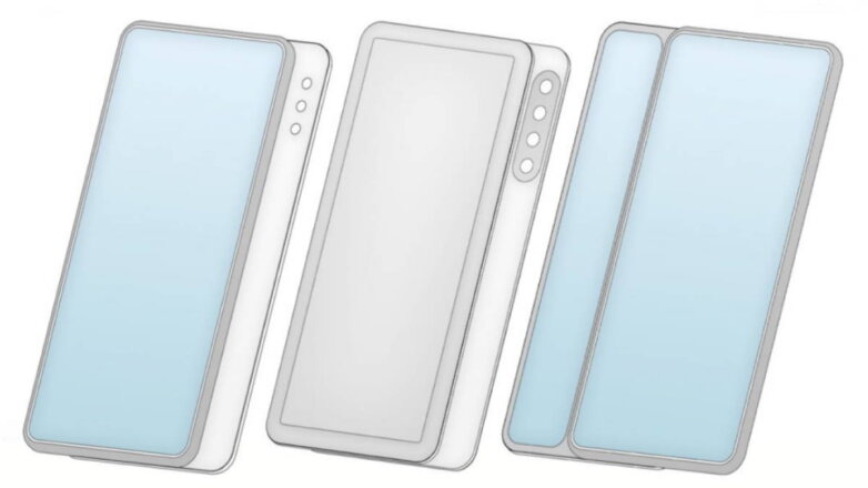 Xiaomi запатентовала три новых варианта смартфона-слайдера