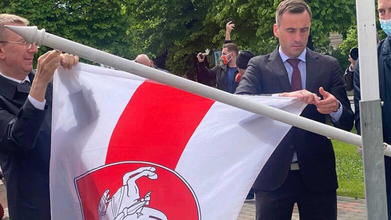 В Риге решили снять флаги Международной федерации хоккея из-за ситуации с Белоруссией