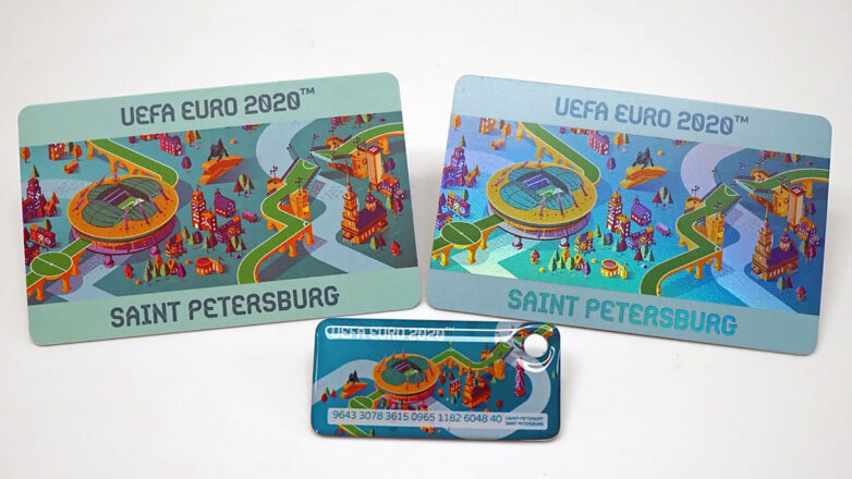 Проездной с символикой Евро-2020 будут продавать в Санкт-Петербурге