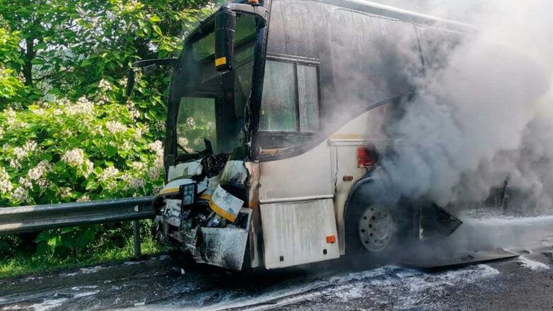 Два автобуса с детьми столкнулись в Краснодарском крае