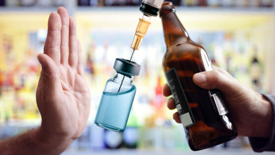 Cрок воздержания от алкоголя после вакцинации назвал врач