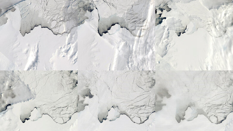Огромное озеро в Антарктиде исчезло за три дня