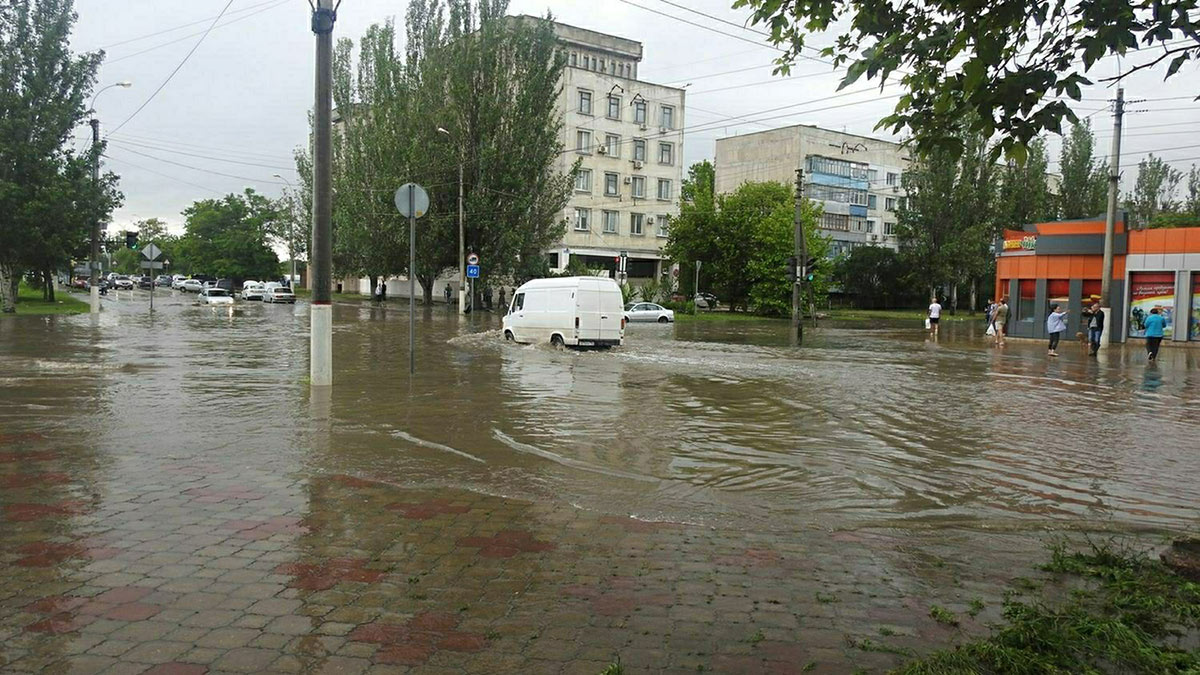 В Крыму опасаются новых подтоплений из-за дождей