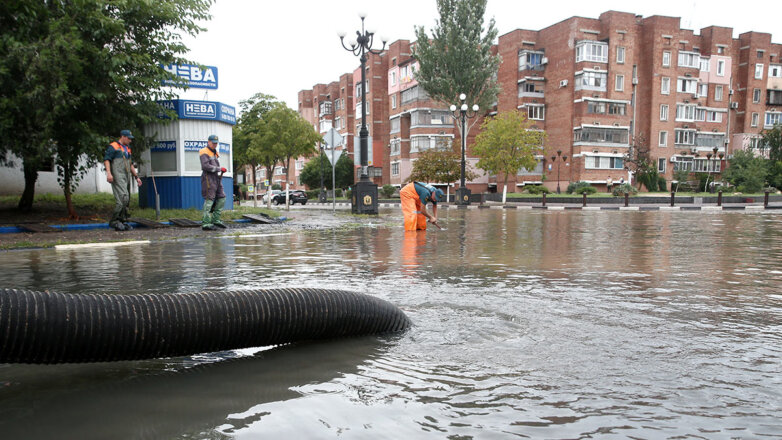 909451 потоп наводнение на Кубани Керчь дома