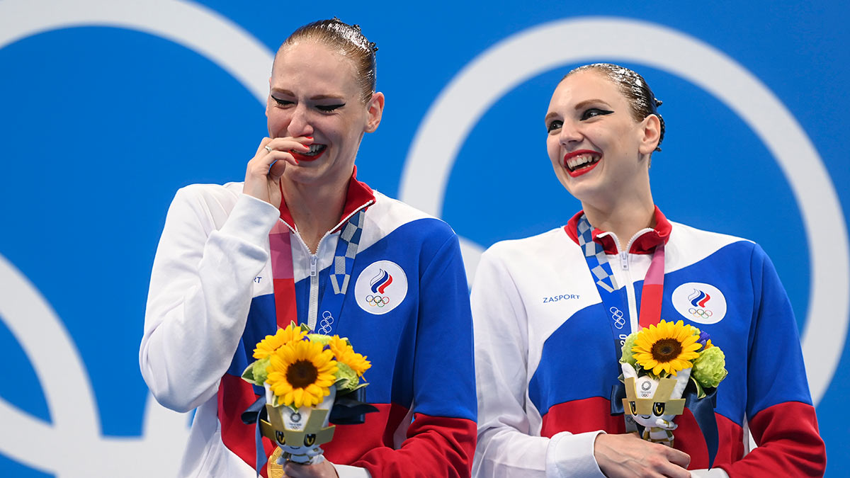 олимпиада в Токио 2020 синхронное плавание Светлана Колесниченко и Светлана Ромашина