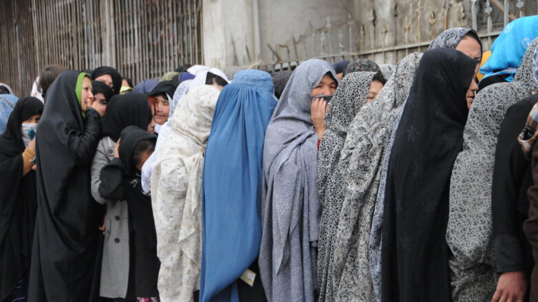 Женщины вышли на акцию протеста в Кабуле