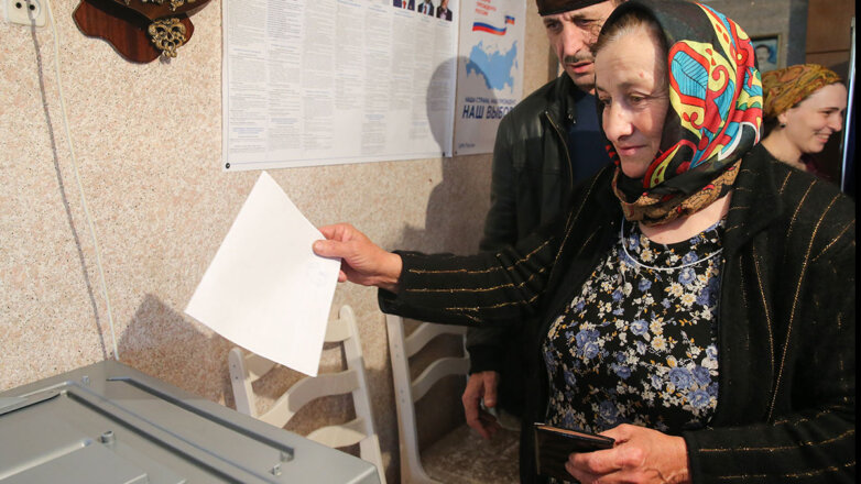 Голосование в Чечне