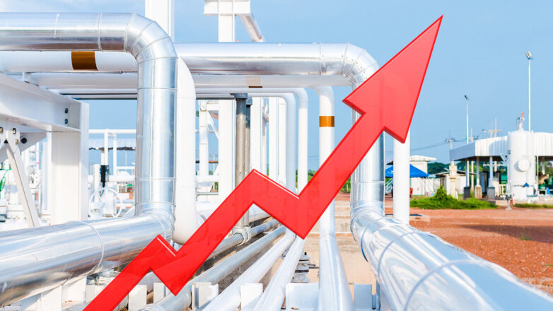 Цена газа в Европе растет на 4,5%