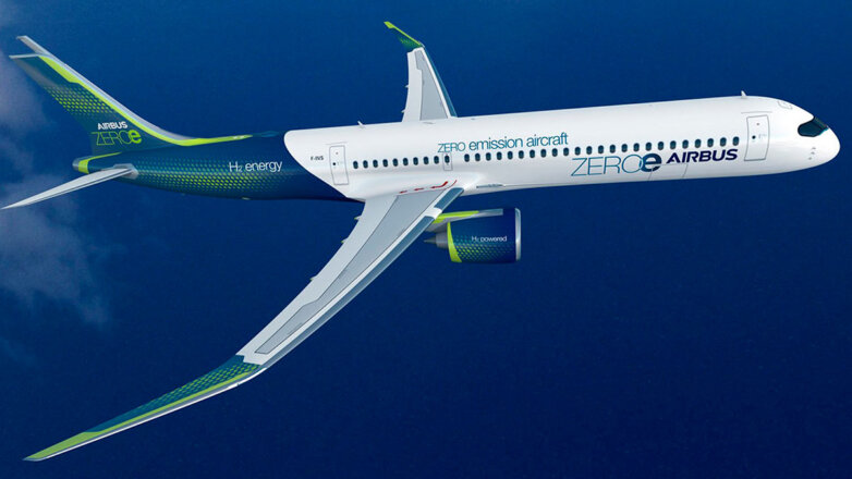 Airbus сообщила, когда планирует вывести на рынок водородный самолет