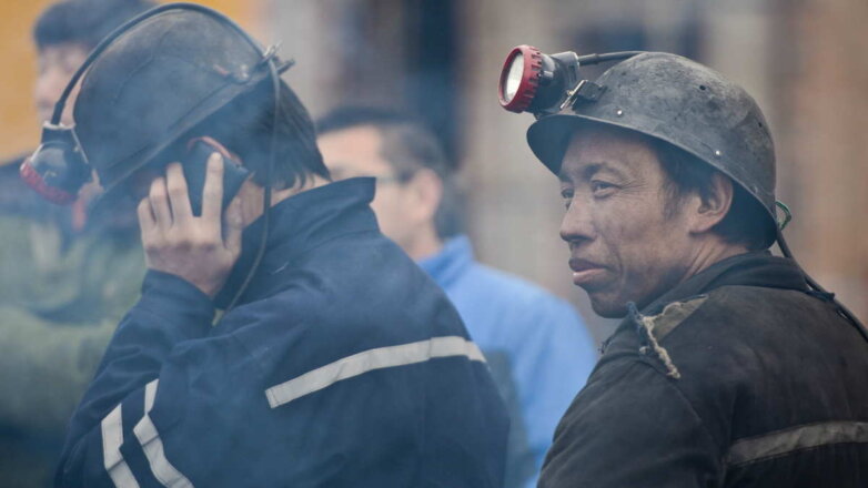 китайские шахтёры
