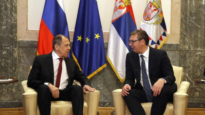 Встреча главы МИД Сергея Лаврова с президентом Сербии Александром Вучичем. Главное