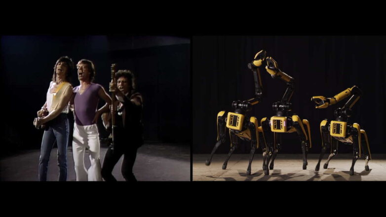 Робопсы Spot от Boston Dynamics станцевали в новой версии клипа The Rolling Stones: видео